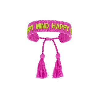 Statement Armband HAPPY MIND HAPPY LIFE