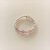 Elastischer Ring aus 925 Silber mit Turmalin