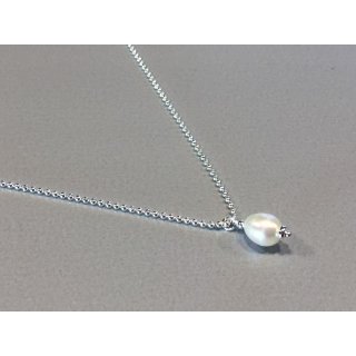 Kette 925 Sterlingsilber mit Süßwasserperle