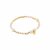 biba Armband goldfarben mit Süßwasserperlen - Crystal rosa