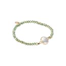 biba Armband Crystal mit flacher großer Perle -...