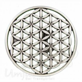 Gürtelschnalle FLOWERLIFE SILVER