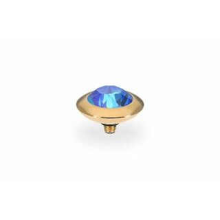 QUDO Ringaufsatz TONDO gold ROYAL BLUE DELITE