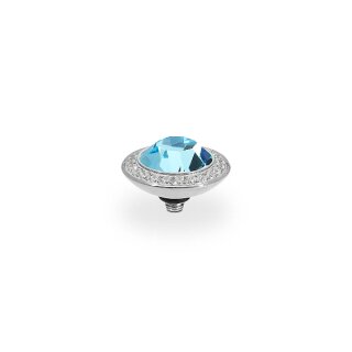 QUDO Ringaufsatz TONDO DELUXE silber AQUA BOHEMICA