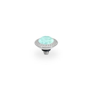 QUDO Ringaufsatz TONDO DELUXE silber MINT GREEN