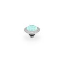 QUDO Ringaufsatz TONDO DELUXE silber MINT GREEN