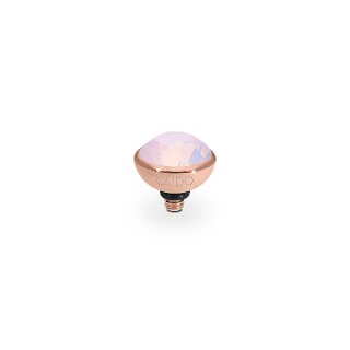 QUDO Ringaufsatz BOTTONE 10 mm roségold ROSE OPAL