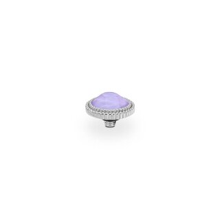 QUDO Ringaufsatz FABERO flat silber 10 mm LILAC