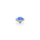 QUDO Ringaufsatz FABERO flat silber 10 mm SAPPHIRE