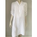Musselin-Kleid / Bluse - Weiß