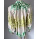 Stilvolle Bluse in tollem Schnitt und sehr schönen Farben - Grün/Hellgrün
