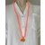 biba lange Kette Crystal Orange Anhänger goldfarbig