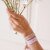 Statement Armband LOVE LIFE rosa