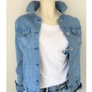 Coole Jeansjacke in MITTELBLAU M/36-38