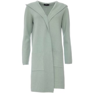 ZWILLINGSHERZ Hoodiejacke JANINA Salbeigrün L/XL
