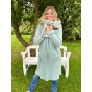 ZWILLINGSHERZ Hoodiejacke JANINA Salbeigrün L/XL