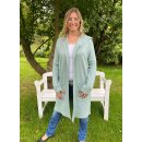 ZWILLINGSHERZ Hoodiejacke JANINA Salbeigrün L/XL