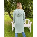 ZWILLINGSHERZ Hoodiejacke JANINA Salbeigrün L/XL