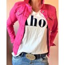 Coole Jeansjacke in PINK