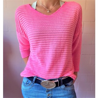 Lässiger Pullover in Pink