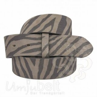 UMJUBELT Wechselgürtel für Wechselschnalle WILD ADVENTURE ZEBRA 85