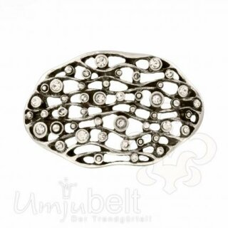Gürtelschnalle CRISTALCHIC SILVER