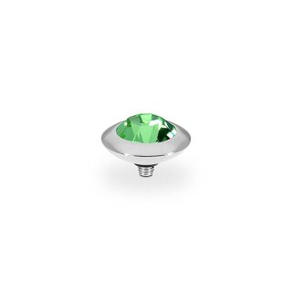 QUDO Ringaufsatz TONDO silber PERIDOT