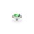 QUDO Ringaufsatz TONDO silber PERIDOT