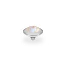 QUDO Ringaufsatz TONDO silber IVORY CREAM DELITE