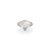 QUDO Ringaufsatz TONDO silber IVORY CREAM DELITE