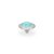 QUDO Ringaufsatz TONDO silber SILKY SAGE DELITE