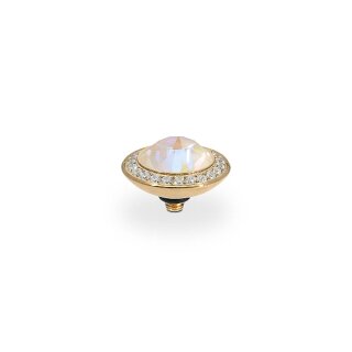 QUDO Ringaufsatz TONDO DELUXE gold IVORY CREAM DELITE