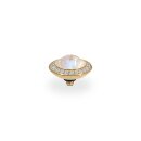 QUDO Ringaufsatz TONDO DELUXE gold IVORY CREAM DELITE