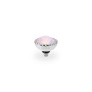 QUDO Ringaufsatz BOCCONI 11 mm silber ROSE OPAL