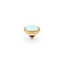 QUDO Ringaufsatz BOCCONI 11 mm gold POWDER GREEN