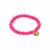 biba Armband mit Anhänger Herz - Neonpink