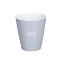 KRASILNIKOFF HAPPY MUG / Becher AHOI GREY