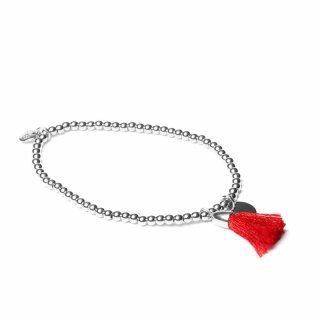 biba Armband Metall verschiedene FARBEN silber rot