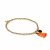 biba Armband Metall verschiedene FARBEN gold Orange