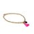 biba Armband Metall verschiedene FARBEN gold Pink