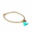 biba Armband Metall verschiedene FARBEN gold Türkis