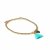 biba Armband Metall verschiedene FARBEN gold Türkis
