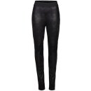 Edle Leggings in Lederoptik - Schwarz XL