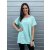 STRANDMÄDCHEN T-Shirt PORTO - Türkis