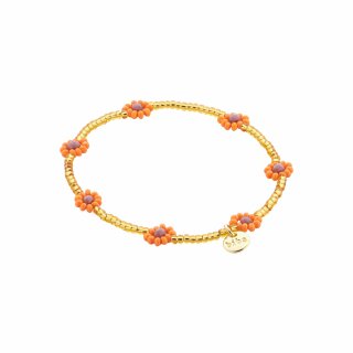 biba Armband Flower Power - Orange