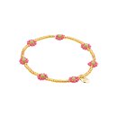 biba Armband Flower Power - Rosa