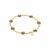 biba Armband Flower Power - Grau