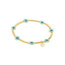 biba Armband Flower Power - Grün
