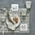 KRASILNIKOFF DESSSERT PLATE HEART / Teller HERZ grau