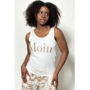 Top mit Goldglitzerprint MOIN - Creme 36